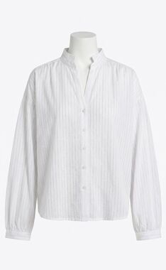 NEW SUNDAYS marie shirt in white stripe